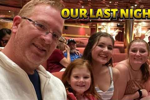 LEAVING ENSENADA, MEXICO! OUR LAST EVENING ON THE CARNIVAL MIRACLE CRUISE!