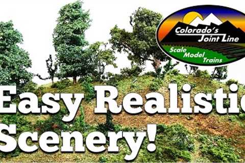 How to Make Realistic Scenery Model Train Layouts &amp; Dioramas
