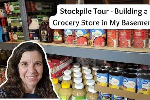My Food Storage Stockpile Tour | Building My Own Grocery Store in My Basement