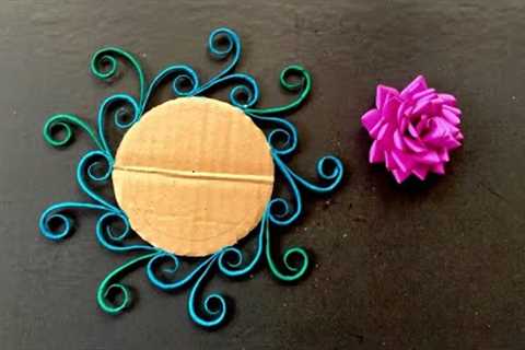 Beautiful paper wall hanging craft ideas/wall decoration ideas/Cardboard reuse/DIY/paper crafts