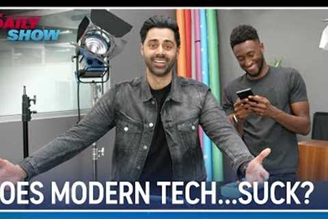 Hasan Minhaj Tries to Convince Marques Brownlee That Modern Tech Sucks | The Daily Show