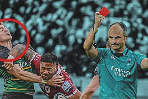 Most Deserving Rugby Red Cards | BRUTAL HITS part 6