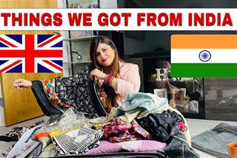 Things We Got From INDIA | Shopping Haul And Amazing GIFTS | INDIA to UK Shopping IDEAS
