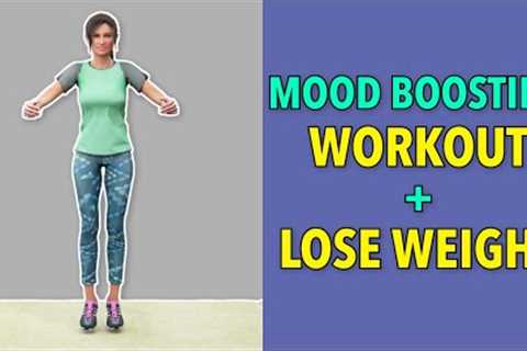 30 Minute Mood Boosting Home Exercise - Walking Workout For Weight Loss