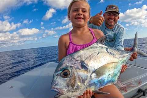 I can't believe Aria caught this fish!!! {Catch Clean Cook} Old Bahama Bay