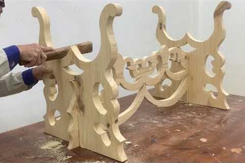 Amazing Art Woodworking Craft Techniques - Table Design With Unique Decorations