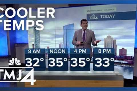 Temps in the 30s Thursday; Friday snow trending South