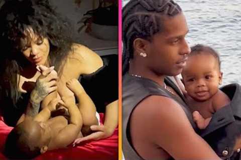 Rihanna and A$AP Rocky Cuddle Son Behind the Scenes of Family Photoshoot