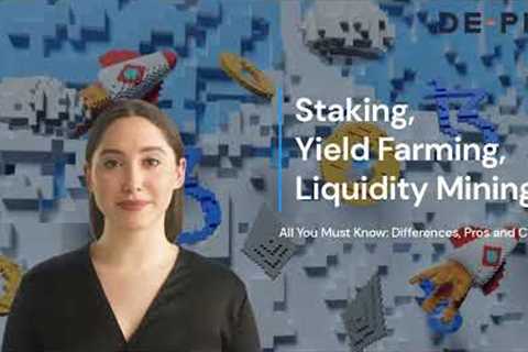 Staking vs Yield Farming vs. Liquidity Mining: All You Need to Know