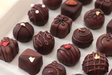 How to make chocolate truffles with milk at home(Subtitle on)