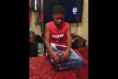 BOY THINK HE IS GETTING A PS4 FOR HIS BIRTHDAY - WAIT FOR IT !!!