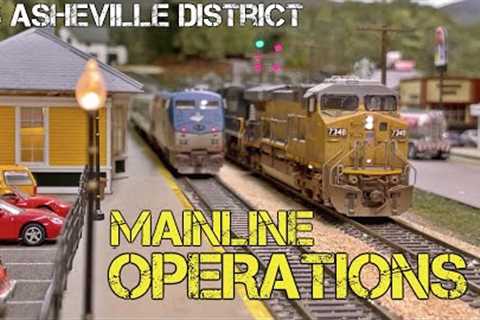REALISTIC OPERATIONS - NS Asheville District Layout in HO Scale