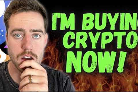 Crypto Falling But I'm BUYING CRYPTO NOW! Just Know This.