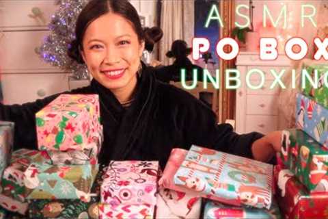 ASMR 📦 2 HRS: HUUUGE P.O.Box Unboxing/ Unloading/ Unwrapping/ Show &amp; Tell/ Kitty Cameo