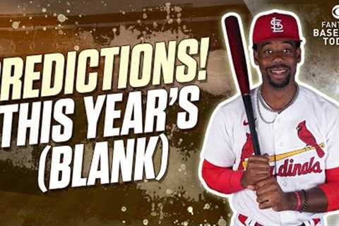 Bold Predictions! This Year's (Blank) &amp; Prospect Updates | Fantasy Baseball Advice