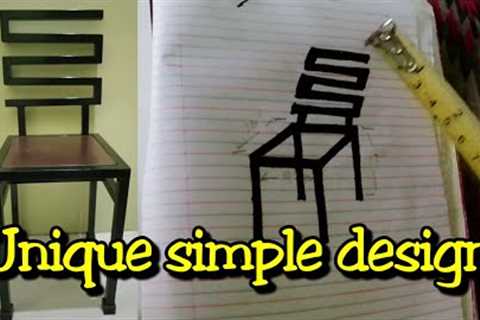 HOW TO MAKE, UNIQUE SIMPLE DESIGN OF CHAIR