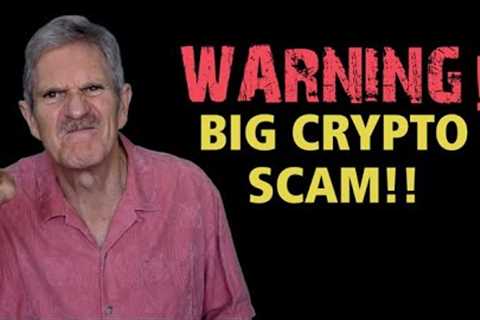 ⚠️🔴WARNING! 🚨CRYPTO SCAM ALERT!!🚨