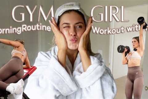 Gym Girl GRWM Routine &amp; Mic'd Up Shoulder Workout