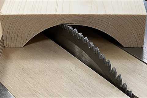 How to use the table saw foul / Easy Cove Cutting Jig / woodworking jig