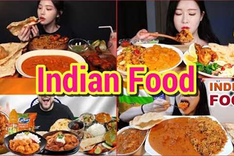 [ASMR] Foreigners Trying Indian Food Too Much | Mukbang