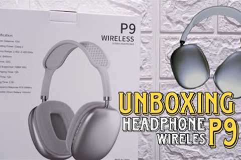 UNBOXING MACARON HEADSET BLUETOOTH CLASSY MODERN P9 HEADPHONE WIRELESS