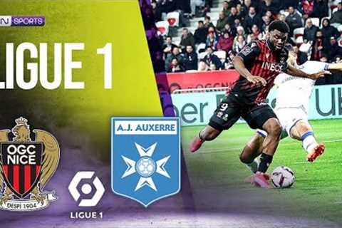 Nice vs Auxerre | LIGUE 1 HIGHLIGHTS | 03/03/2023 | beIN SPORTS USA
