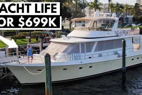 $699,000 2000 OFFSHORE 62' Flashdeck FAST Trawler in 4K / Liveaboard Explorer Expedition Yacht Tour