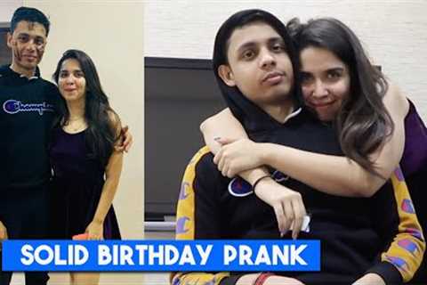 22nd Birthday Gift PRANK + Unboxing! *i got him soooo good* 😜😎 | Heli Ved