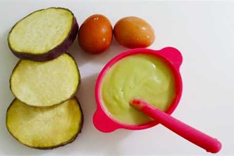 Potato Egg Puree For Baby 6+ Months | Homemade Baby Food Recipe