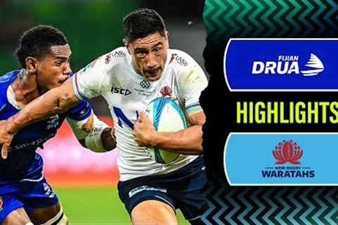 Super Rugby Pacific 2023 - Fijian Drua v Waratahs - Rd 2 Highlights