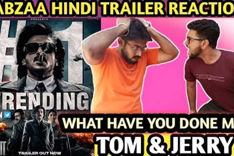 KABZAA HINDI TRAILER REACTIONS BY TOM &amp; JERRY Upendra Kiccha Sudeep