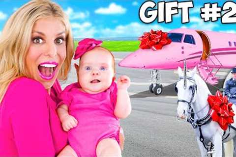 Surprising My DAUGHTER with 24 GIFTS in 24 Hours