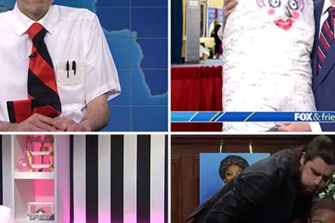 Travis Kelce SNL Sketches Ranked: Fox Dominion Scandal, Dilbert Creator Racism and More