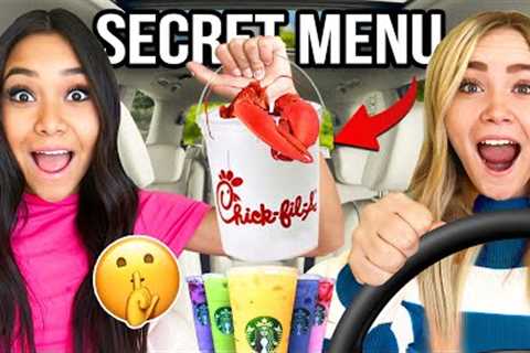 TRYiNG DRIVE-THRU SECRET MENU ITEMS!!