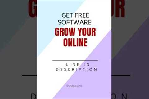 Marketing Software Free | Online Marketing Tools #shorts #freesoftware #marketingdigital