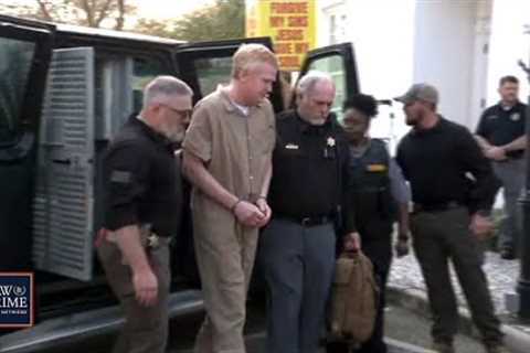 Convicted Family Killer Alex Murdaugh Arrives at Court in Jail Clothes