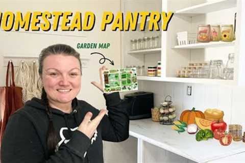 This PANTRY is not going to fill itself! (Vegetable Garden 2023 + Prepping Food + Pantry Storage)