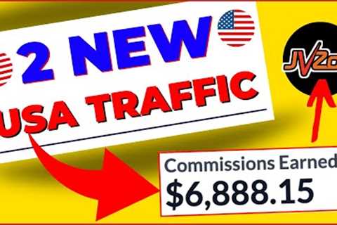 New TWO Free USA Traffic for JVZoo Affiliate Marketing 2022