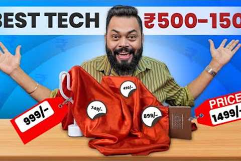 Top 5 Best Tech Gadgets Under Rs.500 To Rs.1500⚡March 2023 Feat. WOOT.IN
