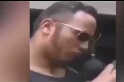 The Rock raising eyebrow meme (With sunglasses)