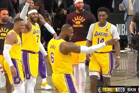 LeBron shocks teammates with back to back steals that end in dunks 😲