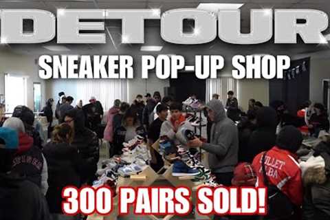I opened up a 1 day Sneaker Store!?