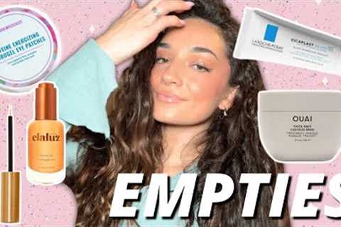 PRODUCT EMPTIES: beauty products I’ve used up + what’s worth repurchasing