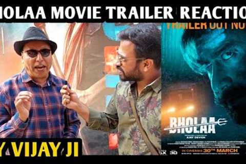 Bholaa Movie Trailer Reaction | By Vijay Ji | Ajay Devgn | Tabu