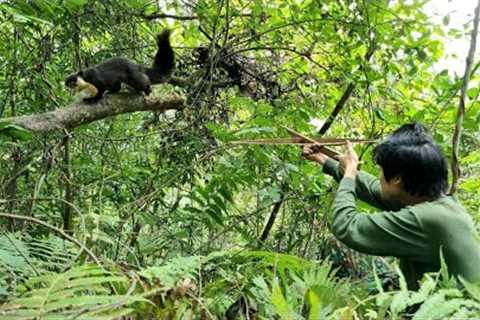 FULL VIDEO 200 days of survival, skills, boar traps, squirrel shooting, wilderness survival