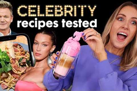 I Tried POPULAR CELEBRITY RECIPES... what's ACTUALLY worth making??