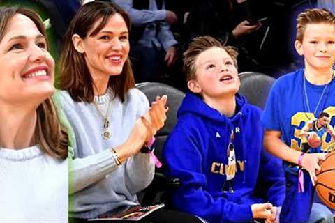Jennifer Garner Treated Her Son Samuel Lakers Game Against Warriors Los Angeles