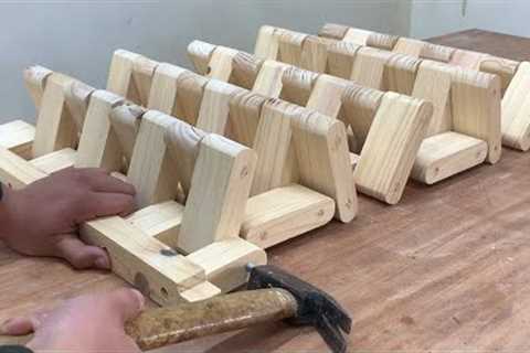 Creative Ideas How To Craft Skillful Woodworking - Relaxing Folding Chair Design From Wooden Strips