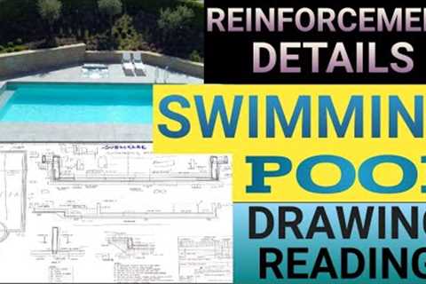 Swimming Pool reinforcement details|swimming pool design|Drawing reading in Civil engineering|