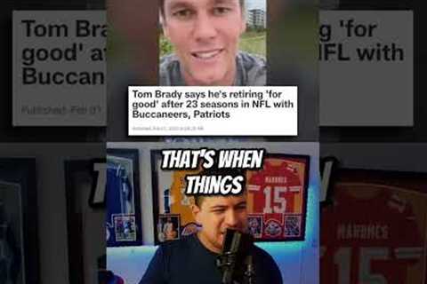 Tom Brady's Retirement Will Ruin This Man's Career...
